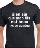 T-Shirt Vneck pour femme mère famille