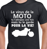 T-shirt pour Femme virus moto