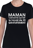 T-shirt pour Femme maman mère famille