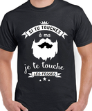T-Shirt pour homme barbe fesse humour