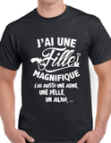 T-shirt pour Femme fille magnifique famille