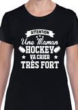 T-shirt pour Femme maman hockey famille
