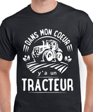 Hoodie Unisex coeur tracteur