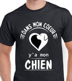 Hoodie Unisex coeur chien