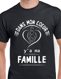 Hoodie Unisex coeur famille