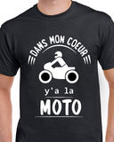T-Shirt Vneck pour femme moto sport