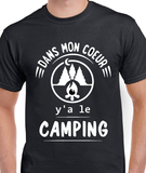 T-Shirt Vneck pour femme camping sport