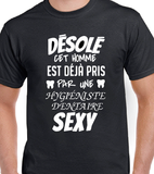 T-Shirt pour homme hygieniste couple