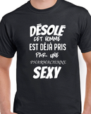 T-Shirt pour homme pharmacienne couple