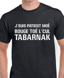T-Shirt pour homme patient humour