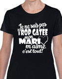 T-Shirt Vneck pour femme mari couple