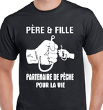T-Shirt pour homme pêche père famille