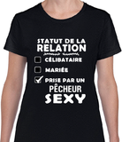 T-shirt pour Femme prise pêcheur couple
