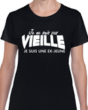 Hoodie Unisex vieille ex-jeune humour