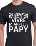 T-Shirt pour homme papy grand-père famille