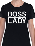 T-shirt pour Femme boss lady famille humour