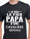 Hoodie Unisex papa père famille cavalière