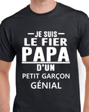 T-Shirt pour homme papa père famille