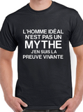 Hoodie Unisex homme idéal couple humour