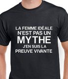 Hoodie Unisex femme idéale couple humour