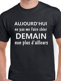 T-Shirt pour Homme faire chier humour