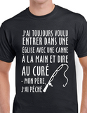 T-Shirt Vneck pour femme pêche pêcheur