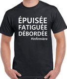 T-Shirt Vneck pour femme infirmière