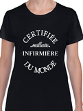 T-Shirt Vneck pour femme infirmière