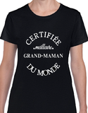T-shirt pour Femme mamie grand-mère famille