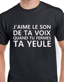 T-Shirt pour Homme ta yeule humour