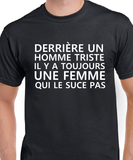 T-Shirt pour Homme triste humour