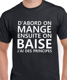 T-shirt pour Femme principe humour
