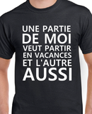 T-Shirt pour Homme vacance humour