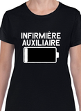 T-Shirt Vneck pour femme infirmière auxiliaire