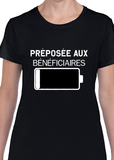 T-shirt pour Femme préposée aux bénéficiaires