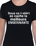 T-Shirt Vneck pour femme enseignante