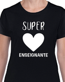 T-Shirt Vneck pour femme enseignante