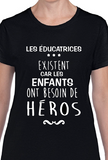 T-Shirt Vneck pour femme éducatrice