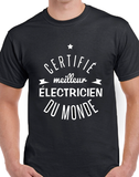 T-Shirt pour homme électricien