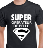 T-Shirt pour homme super opérateur pelle
