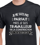 T-Shirt pour homme travailleur construction