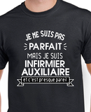 T-Shirt pour homme infirmier auxiliaire
