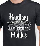 T-Shirt Vneck pour femme électricienne