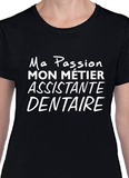 T-Shirt Vneck pour femme assistante dentaire