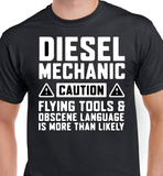T-Shirt pour Homme mecanicien mecanique diesel humour