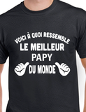 T-Shirt pour homme papy grand-père famille