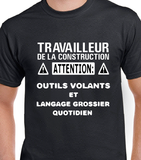 Hoodie Unisex travailleur construction