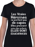 T-Shirt Vneck pour femme éducatrice