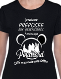 T-shirt pour Femme préposée bénéficiaire