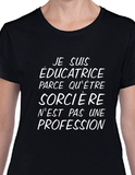 T-Shirt Vneck pour femme éducatrice